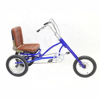 Vordere Hinterbremse 16 Zoll Erwachsener Dreirad mit Aluminiumpedal und Einzelgeschwindigkeit