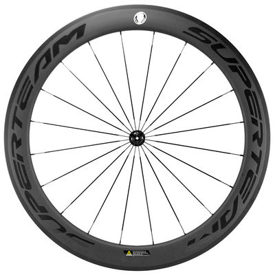 Anpassbares Fahrradradwerk aus 45 mm Carbonfaser 700c 20 24h R13 Hub Carbonräder