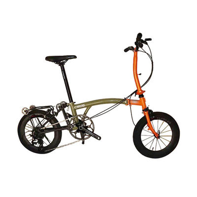 16 Zoll Crius Klapprad 349 V Bremse 8 Geschwindigkeiten 9 Geschwindigkeiten Chrom-Molybdän Stahlrahmen
