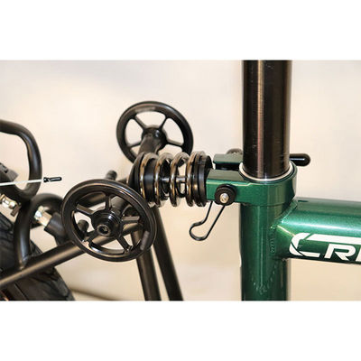 16 Zoll Crius Klapprad 349 V Bremse 8 Geschwindigkeiten 9 Geschwindigkeiten Chrom-Molybdän Stahlrahmen