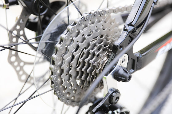 24 Geschwindigkeiten Vollfederung Mountainbike mit Aluminiumrahmen und 26 * 1,95 "Reifenbreite