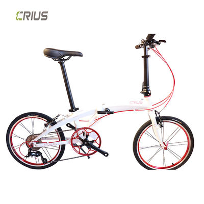 20-Zoll-Faltfahrrad mit 9 Schnellgetrieben und tragbarem Design aus Legierungsmaterial