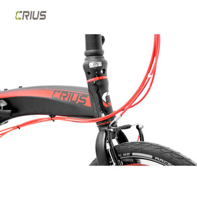 20-Zoll-Faltfahrrad mit 9 Schnellgetrieben und tragbarem Design aus Legierungsmaterial