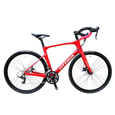 Lieferung 700*25c Carbon Road Bike mit 2x11 Speed Gears und ZOOM Hydraulic Brake