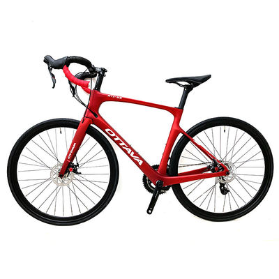 Lieferung 700*25c Carbon Road Bike mit 2x11 Speed Gears und ZOOM Hydraulic Brake