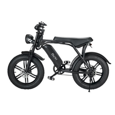 Leistungsstarker 750W V8 Motor 20 Zoll Fettreifen Elektro Mountainbike mit 48V 15ah Batterie