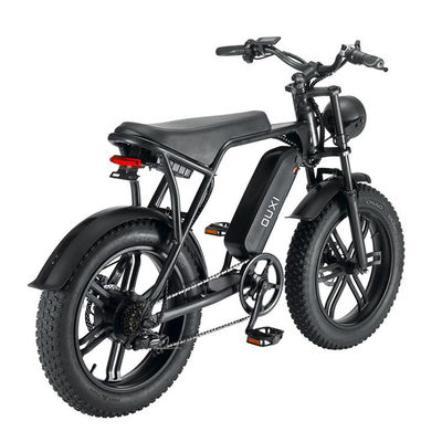 Leistungsstarker 750W V8 Motor 20 Zoll Fettreifen Elektro Mountainbike mit 48V 15ah Batterie