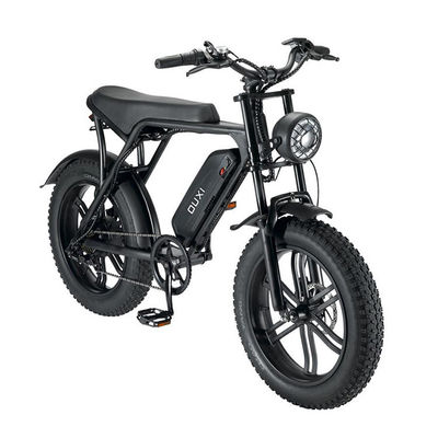 Leistungsstarker 750W V8 Motor 20 Zoll Fettreifen Elektro Mountainbike mit 48V 15ah Batterie
