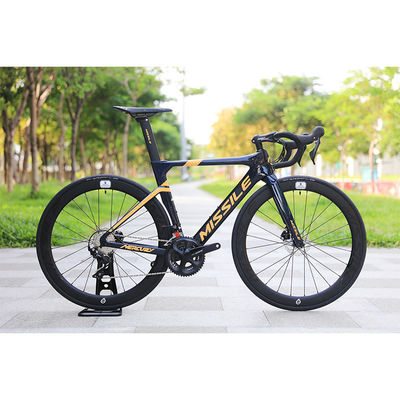 22 Speed Road Bike Kohlenstoff-Rennradlenker Cross-Country-Rennrad mit Scheibenbremse