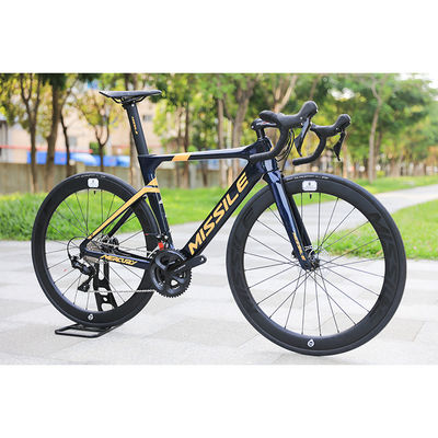 22 Speed Carbon Road Bike mit 700*25C Reifen und Scheibenbremse 31.8*420 Carbon Lenker