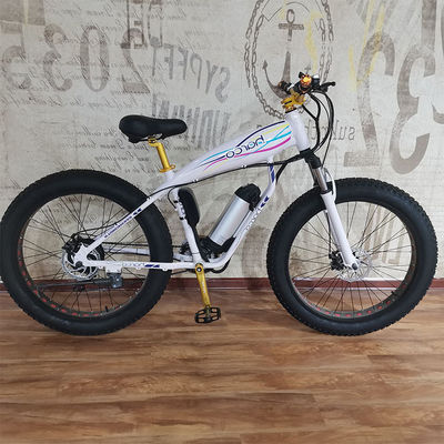 Fertigte 26 Zoll elektrische Fat Tire Bike mit 48v 500w Motor Lithium Batterie angetrieben