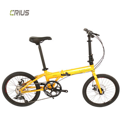 Tragbares 20" Aluminiumlegierung Faltfahrrad mit V-Bremssystem vorne und hinten