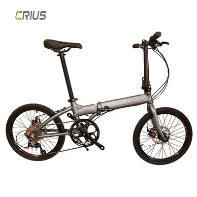 Tragbares 20" Aluminiumlegierung Faltfahrrad mit V-Bremssystem vorne und hinten