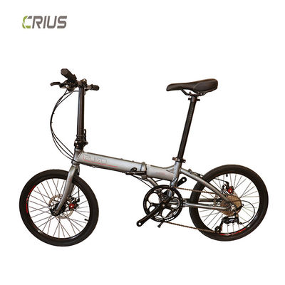Tragbares 20" Aluminiumlegierung Faltfahrrad mit V-Bremssystem vorne und hinten