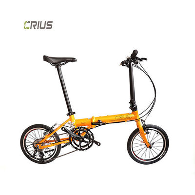 16-Zoll-Faltfahrrad mit Microshift R9 Rücken-Derailleur und Xunjie 9s 11-28T Kassette