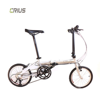 16-Zoll-Faltfahrrad mit Microshift R9 Rücken-Derailleur und Xunjie 9s 11-28T Kassette