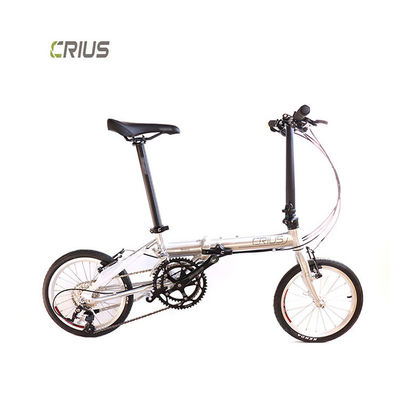 Outdoor Fitness 16-Zoll-Schatten-Faltfahrrad mit und Microshift R9 Rücken-Derailleur