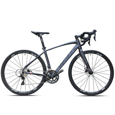 700C Voll Aluminium Kohlenstofffaser Fahrrad 21 Geschwindigkeit Doppelscheibenbremse Vollkohlenstoff Straßenrad