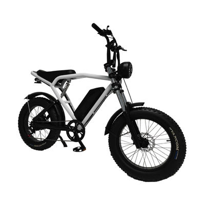 Fast Electric Dirt Bike Mountain City Road EBike mit mechanischer Scheibenbremse in Schwarz