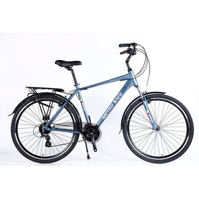 700c Männers Urban City Bike mit 24 Geschwindigkeiten und Al Crown Sus Fork