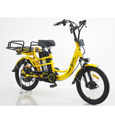 Elektrofahrrad für die Lieferung Stahlrahmen 48V 400W Bürstenloser Motor Lithiumbatterie