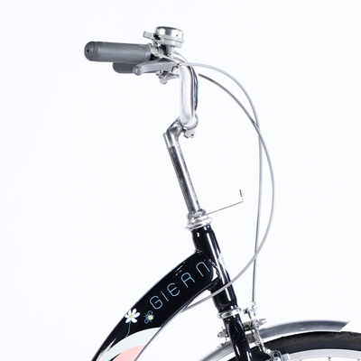 24 Stahlrahmen Einzelgeschwindigkeit Ladies Bike City Bike mit Vorder- und Hinterradscheibenbremse
