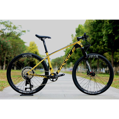 Kohlenstofffaserrahmen 12 Geschwindigkeit 27,5 Zoll Aluminiumlegierung Mountainbike mit hoher Haltbarkeit