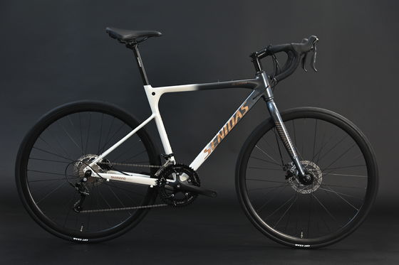 Kohlenstofffaser-Schweißrad 700C 2*9s 1*9s AL Rahmen Schöne Form AL Hub Und 10kg