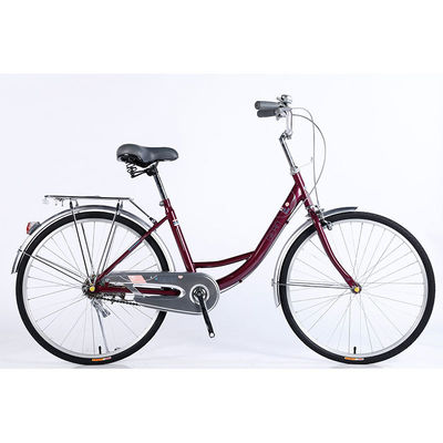 Custom Steel Frame Street Urban City Bike 26 für Frauen und Männer auf dem europäischen Markt
