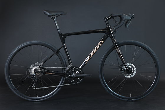 Kohlenstofffaser-Schweißrad 700C 2*9s 1*9s AL Rahmen Schöne Form AL Hub Und 10kg