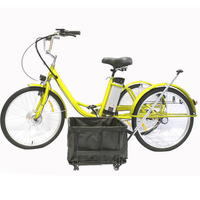 24 Zoll rosa Multifunktions-Dreifahrrad für Erwachsene mit abnehmbarem Beifahrersitz