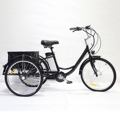 24 Zoll rosa Multifunktions-Dreifahrrad für Erwachsene mit abnehmbarem Beifahrersitz