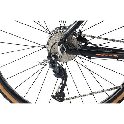 27 Geschwindigkeiten Konstruktionsgeschwindigkeit Erwachsene 700 * 35C Flat Bar Road Bike mit anpassbarer Legierungsgabel