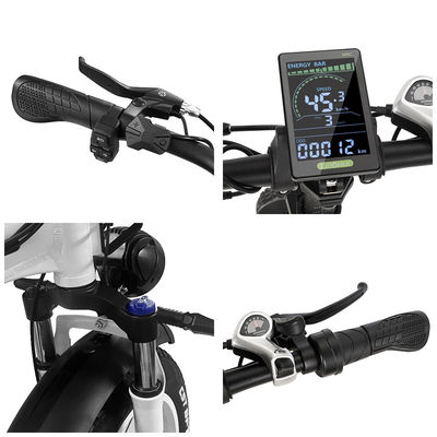 45 km/h Maximalgeschwindigkeit Schnellklappbare elektrische Stadt Mountainbike mit integrierter Batterie