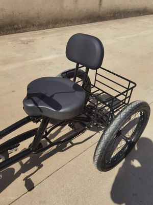 High Carbon Steel Frame 7 Geschwindigkeiten Cargo Trike mit 24 Zoll dicken Aluminium-Legierungsrädern