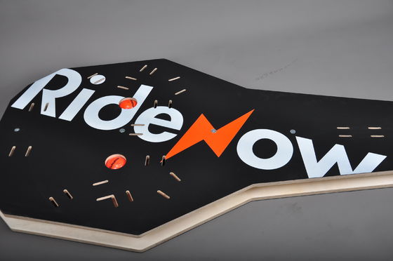 Schwarze tragbare Power Trainer-Board für Indoor-Radsport-Trainingsausrüstung