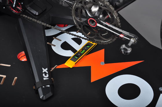 Schwarze tragbare Power Trainer-Board für Indoor-Radsport-Trainingsausrüstung