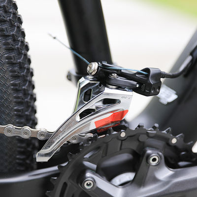 22 Geschwindigkeiten Vollfederung Mountainbike 29 Zoll Reifenbreite für Kundenzufriedenheit