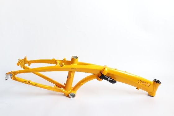 Verbessern Sie Ihr 16-Zoll-Fahrrad mit unserem 2900g Titanium-Klappe-Fahrradrahmen, das Sie nicht bereuen werden