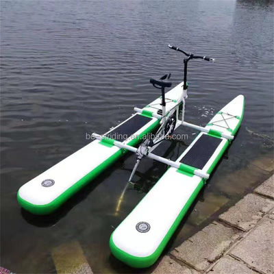 Außenwassersport Metallwasserrad mit aufblasbarem schwimmendem Propellerrad
