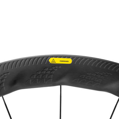 Kohlenstofffaser-Superteam-Straßenrad-Radensatz 25mm Breite 50mm Tiefe Keramiklagerknotenpunkte