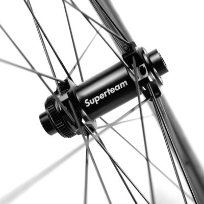 Superteam Rohrlos Tubular 25mm Fahrradfelgen Kohlenstofffaser Radset für Road Bike