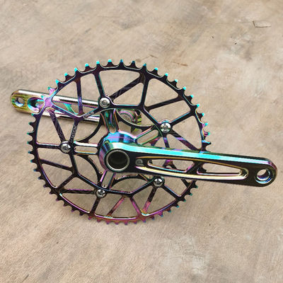 Litepro Plus Fahrradkurbel 54T 170mm BCD 130mm Aluminiumlegierung Hohlkurbel von Crius