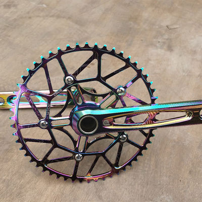 Litepro Plus Fahrradkurbel 54T 170mm BCD 130mm Aluminiumlegierung Hohlkurbel von Crius