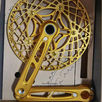 53T 56T 58T Straßenfahrräder Aluminiumlegierung CNC Litepro Plus Fahrradkurbel 130mm BCD