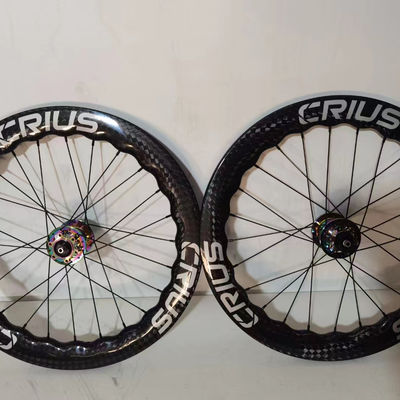 BMX Carbon Wheelset 1,8 kg Gewicht für Crius Klapprad Langlebige Leistung