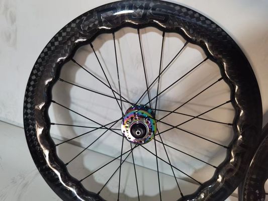BMX Carbon Wheelset 1,8 kg Gewicht für Crius Klapprad Langlebige Leistung