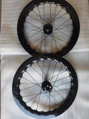 BMX Carbon Wheelset 1,8 kg Gewicht für Crius Klapprad Langlebige Leistung