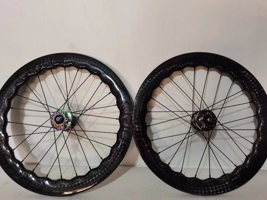 BMX Carbon Wheelset 1,8 kg Gewicht für Crius Klapprad Langlebige Leistung