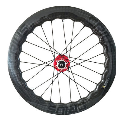 24-30h 20 Zoll 451 Carbon Wheelset Klappfahrrad Wheelset Clincher Disc Bremse Carbon Klappfahrradräder